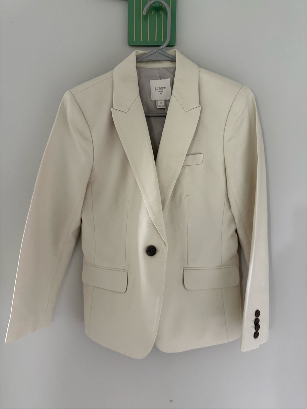 J.Crew Ivory Blazer – Tailored Jacket (Size 2) | Never Worn